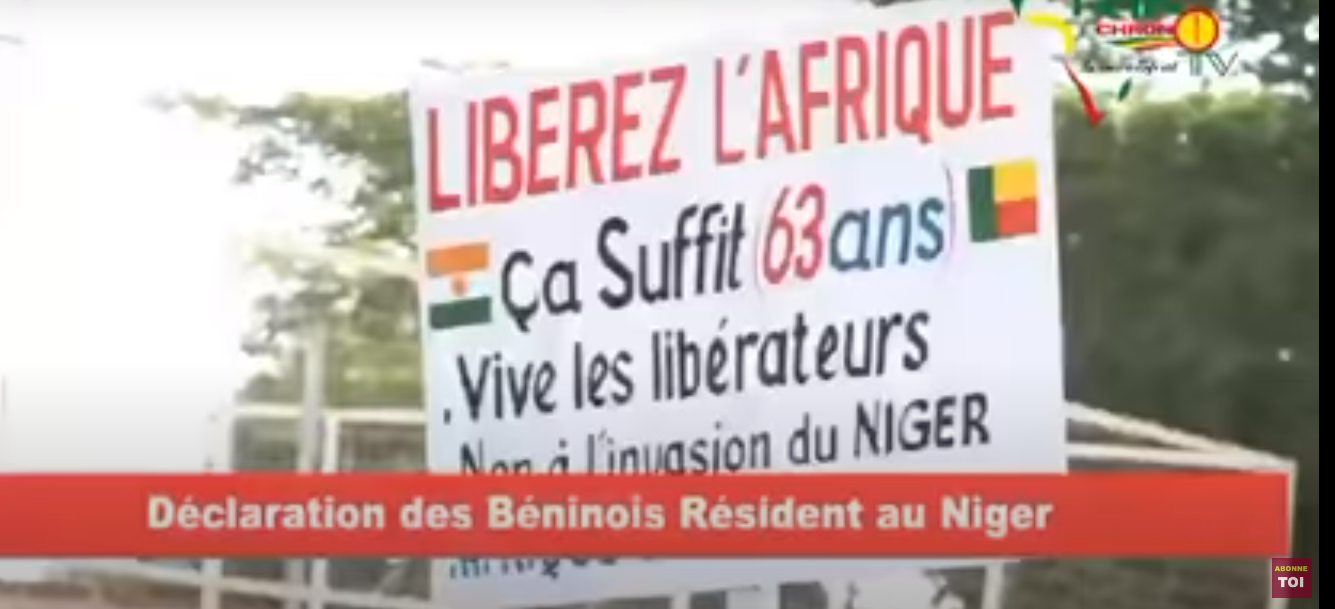 Déclaration de soutien au NIGER